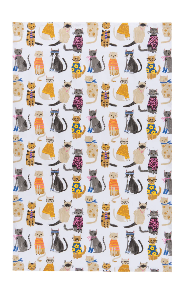 Danica Dish Towel Feline Fine