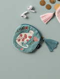 Danica Embroidered Coin Purse Catbloom