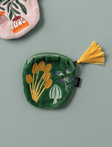 Danica Embroidered Coin Purse Wildgrove