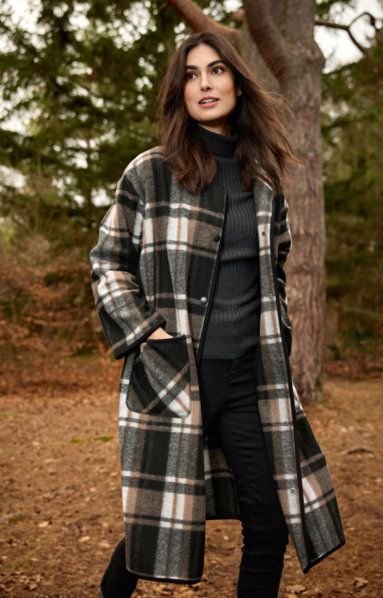 Soyaconcept Vocal Jacket Black Plaid