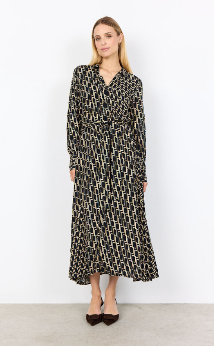 Soyaconcept  Varla Dress Black Combi