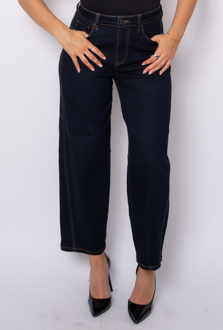 RD Style Barni Stretch Barrel Dark Rinse