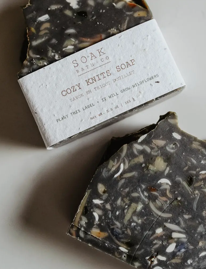SOAK Bath Cozy Knits Soap Bar