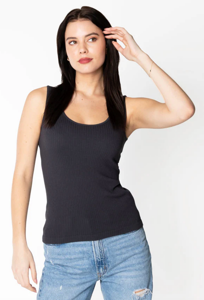 Cest Moi Seamless Rib Tank Lead