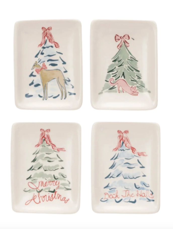 Creative Co Op Trinket Dish With Animals & Tree