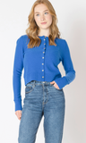 Dex Easy Crew Cardigan Sapphire