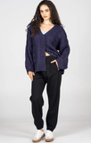 Cest Moi Recycled Poly Cotton Jogger Black