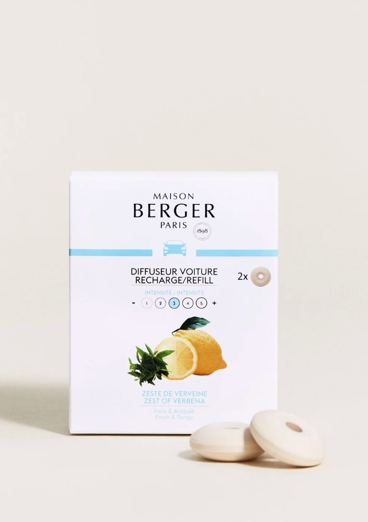 Maison Berger Zest Of Verbena Car Diffuser Refill