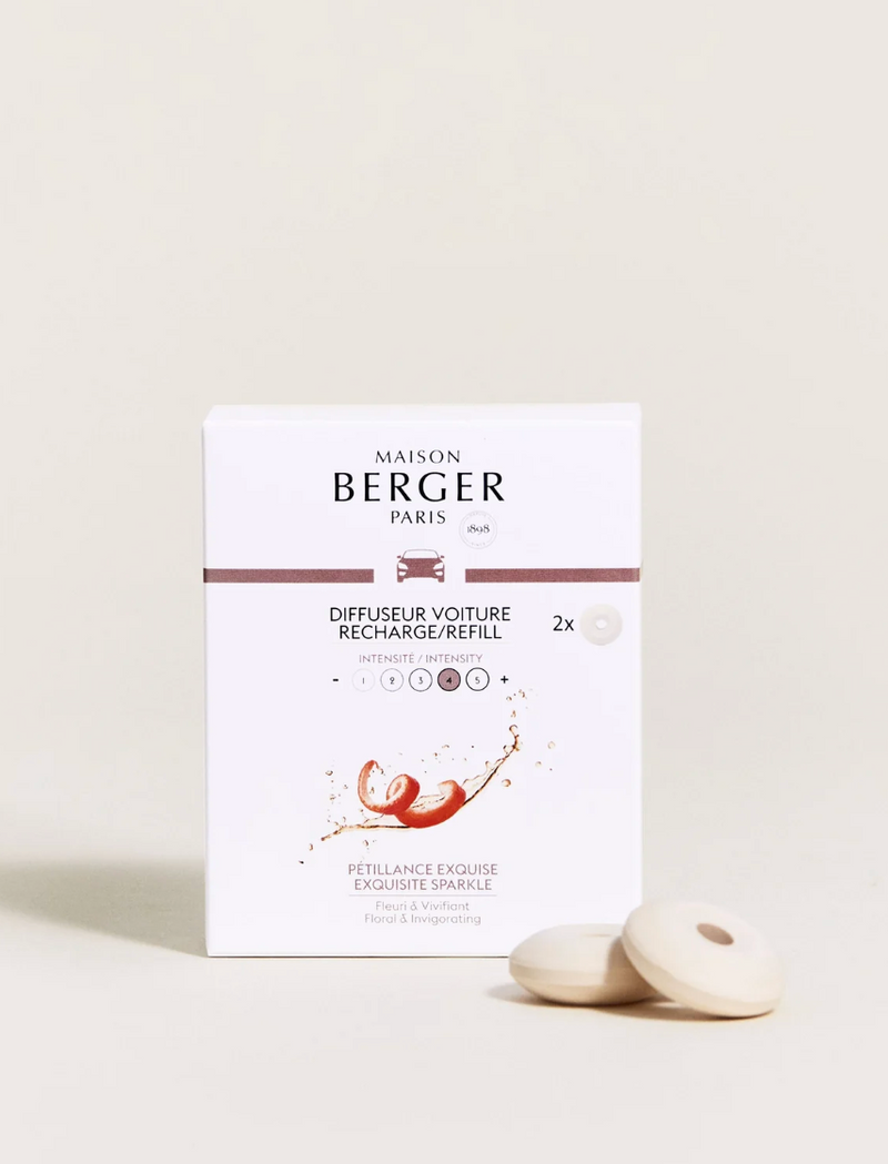 Maison Berger Exquisit Sparkle Car Diffuser Refill