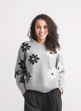 Papillon Daisy Knit Pullover Grey