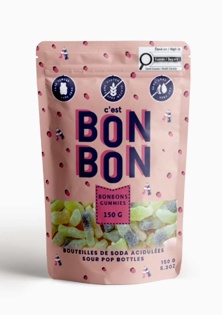 Cest Bon Bon Sour Pop Bottle Gummies