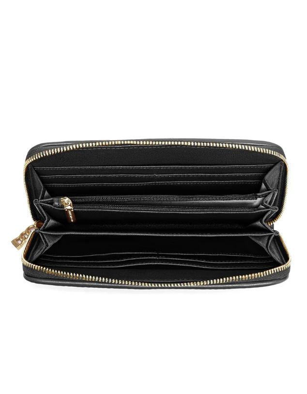 Pixie Mood Sandy Wallet Black Pleated