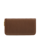 Pixie Mood Sandy Wallet Espresso Brown Pleated