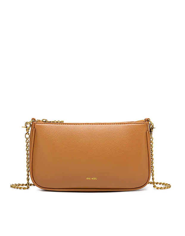 Pixie Mood Francine Chain Crossbody Mustard