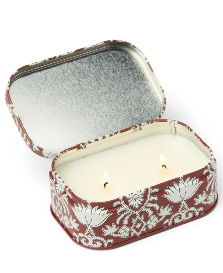 Paddywax Cherie Printed Tin French Linen & Orris