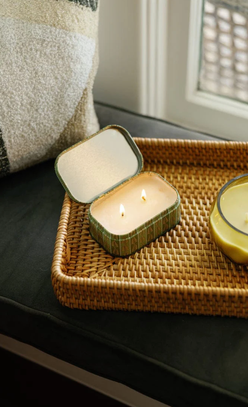 Paddywax Cherie Printed Tin Smoked Pistachio