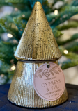 Paddywax Mercury Tree Candle Cypress & Fir Gold