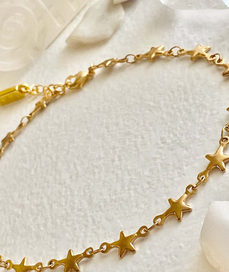 Pika & Bear Centauri Mini Star Bracelet Gold