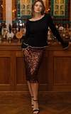 AngelEye Wandsworth Skirt Chocolate