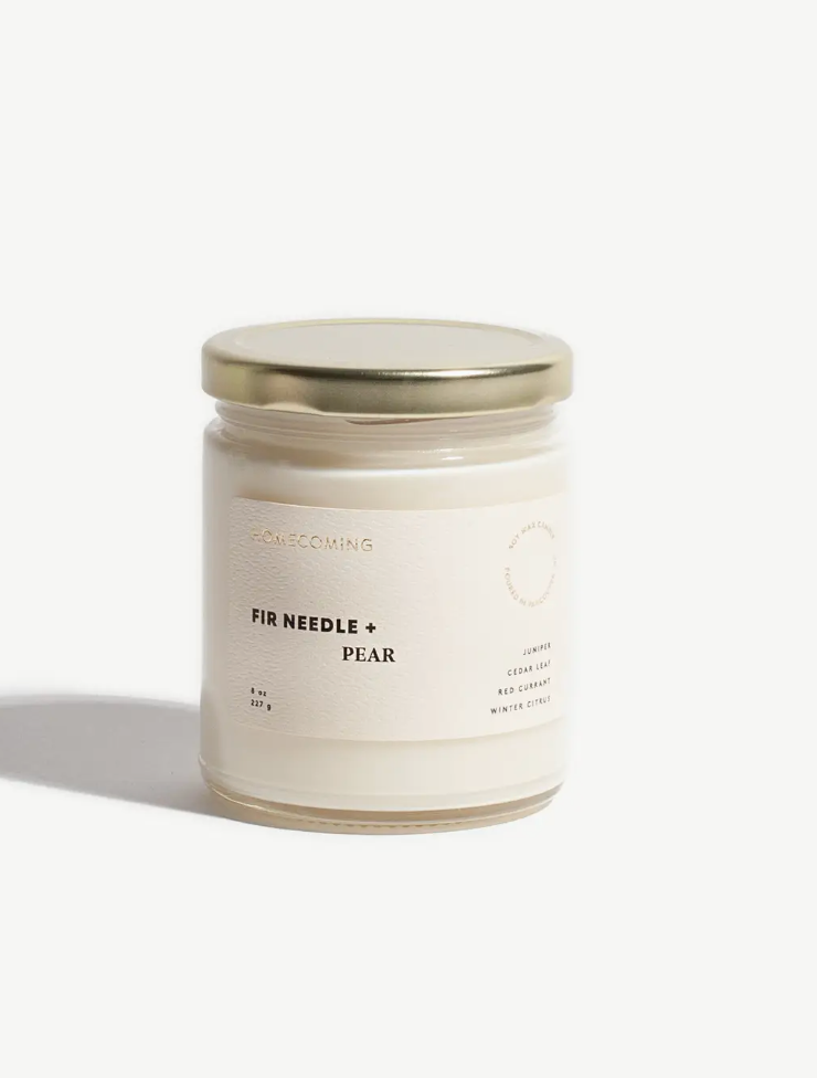 Homecoming Fir Needle + Pear Candle