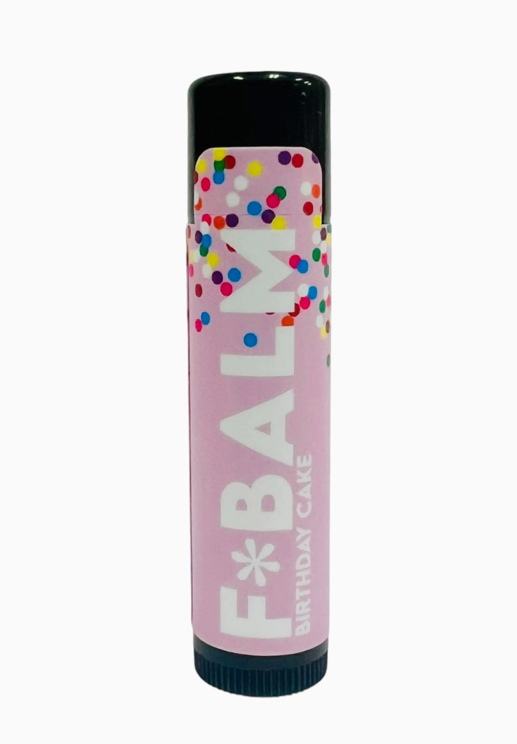 F Balm Lip Balm Birthday Cake