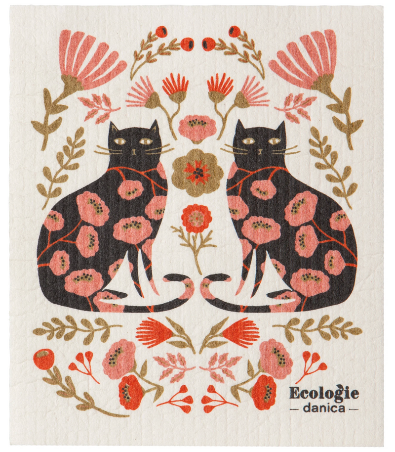Danica Swedish Dishcloth Cat Bloom