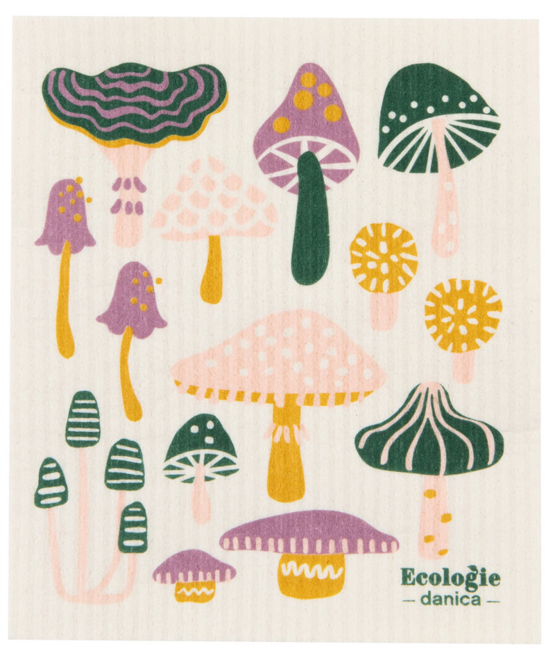 Danica Swedish Dishcloth Mushroom Blooms