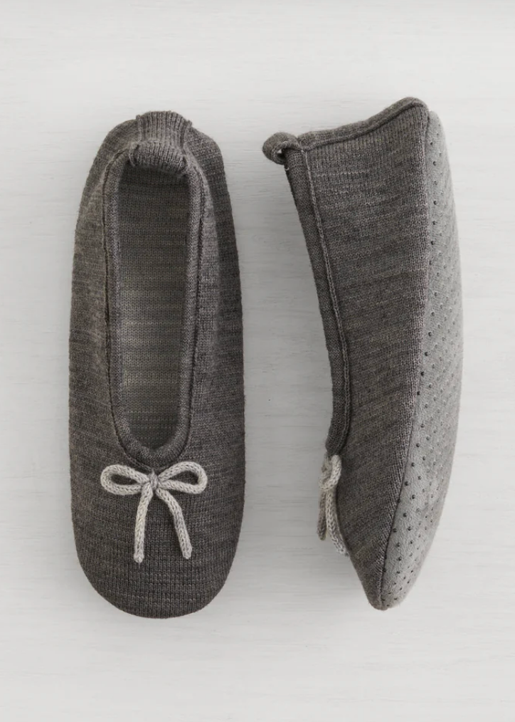 Lemon Ballet Slipper Charcoal