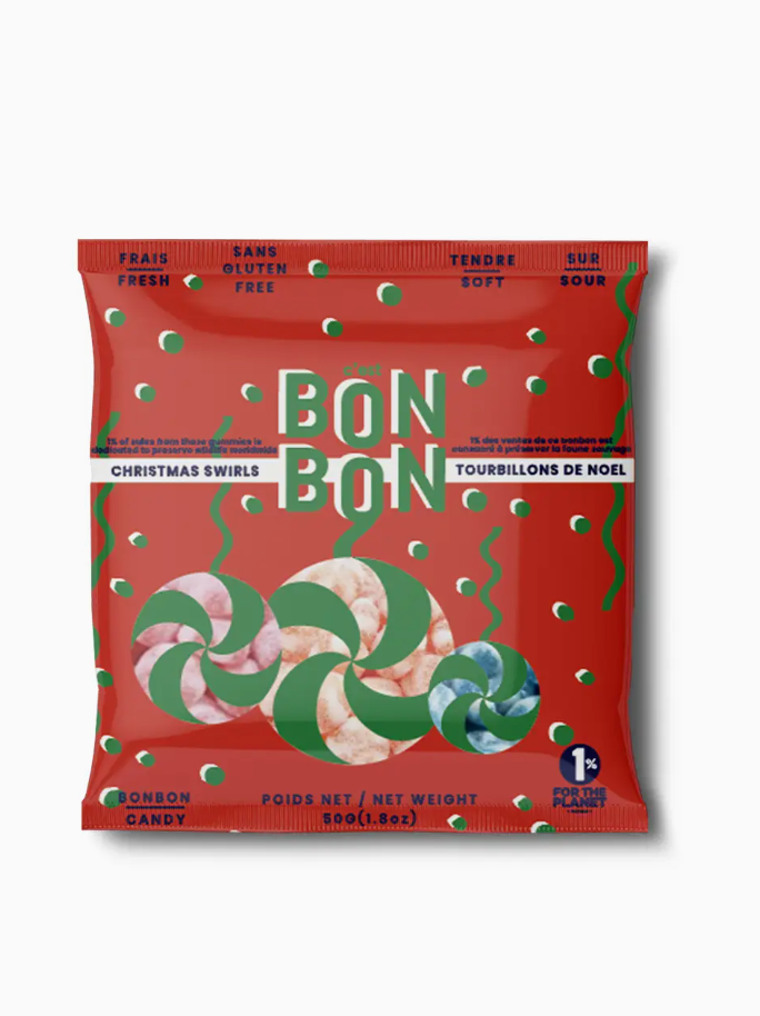 Cest Bon Bon Christmas Swirls Small