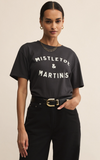 Z Supply Mistletoe Boyfriend Tee Black