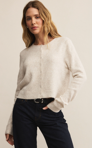 Z Supply Medina Cardigan Light Oatmeal