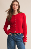 Z Supply Medina Cardigan Festive Red
