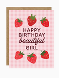 Simply Whimsy Birthday Strawberry Card