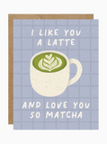 Simply Whimsy Love You So Matcha Card