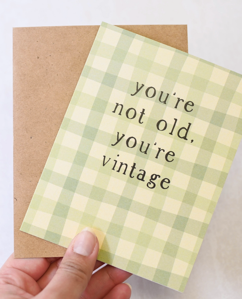 Simply Whimsy You're Vintage Card