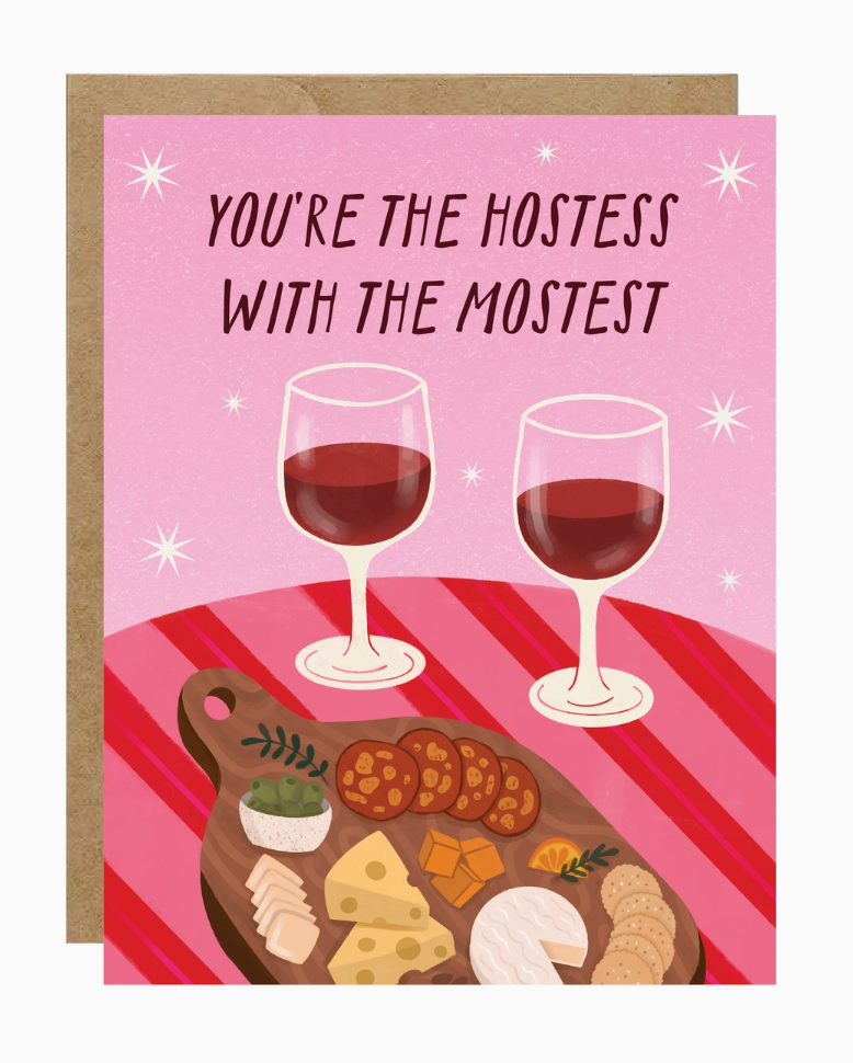 Simply Whimsy Hostess With The Mostess Card