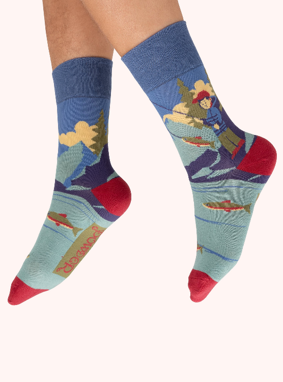 Powder Mens Socks Fisherman