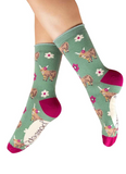 Powder Womens Socks Highland Cows