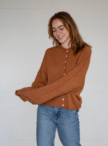 Things Between Piper Cardigan Gingerbread