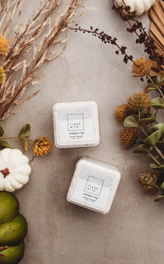Fresh Wife Soap Co Bath Bomb London Fog