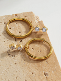 Hackney Nine Mortainia Earrings Gold