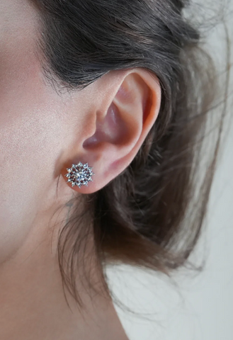 Hackney Nine Kerela Earrings Silver