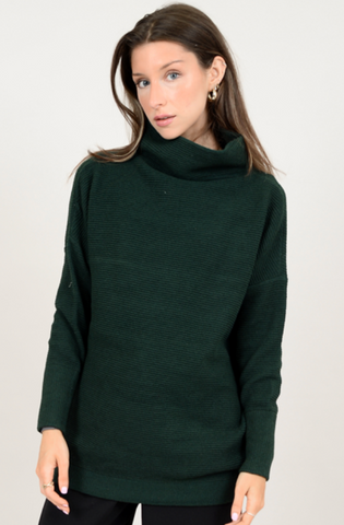 RD Style Nancy Ottoman Mockneck Forest