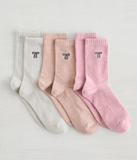 Lemon Velvet Cozy Crew Pink Combo