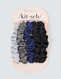 Kitsch Satin Scrunchie Set Midnight