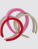 Kitsch Velvet Headband 3PK