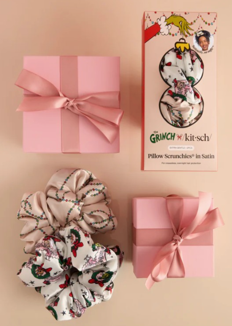 Kitsch Satin Pillow Scrunchie 2PK Cindy Lou Who