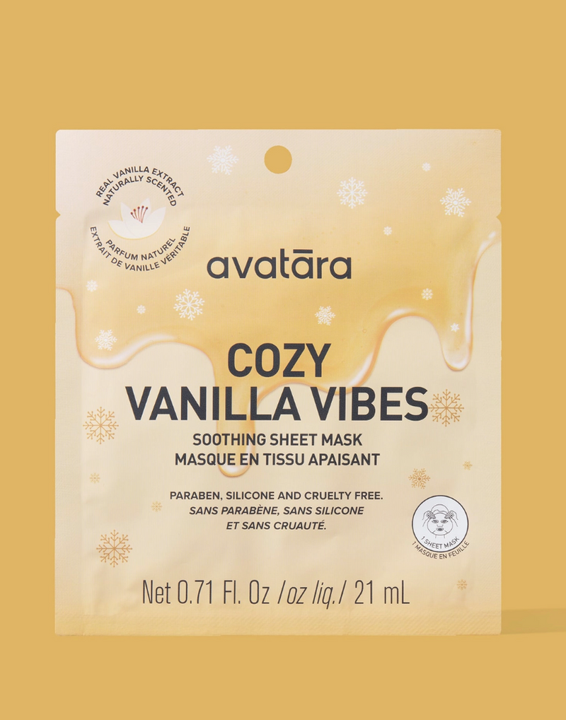 Avatara Sooothing Sheet Mask Cozy Vanilla Vibes