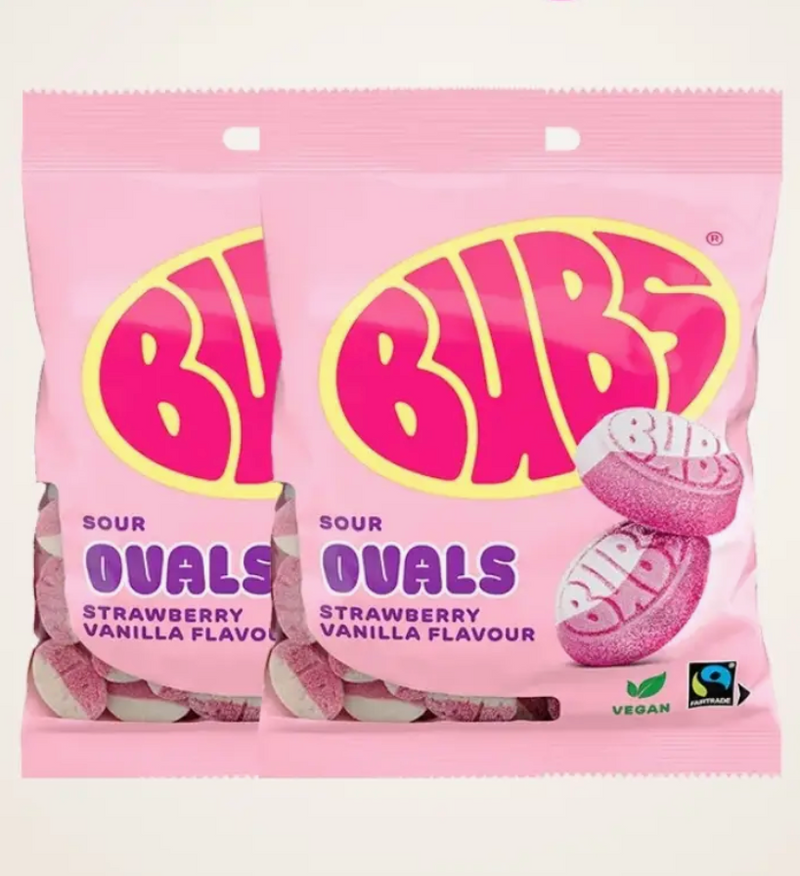 Scandyz Bubs Swedish Candy Pack Strawberry Vanilla