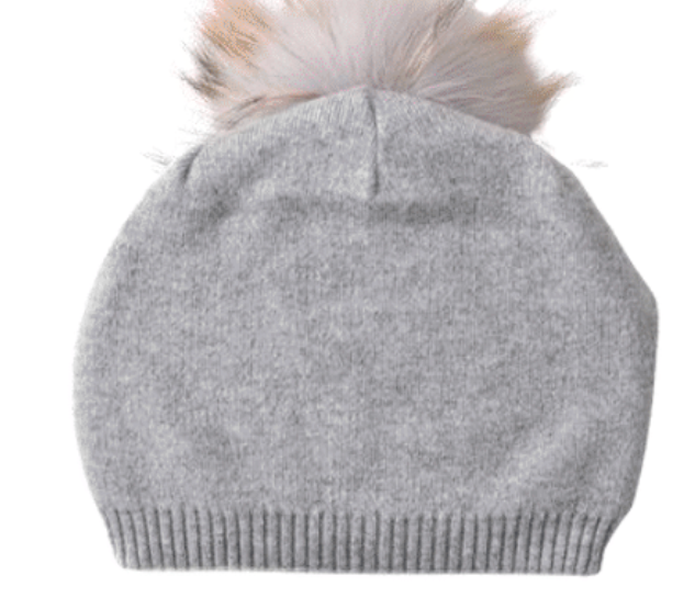 Prenelove Evelyn Pom Beanie Heather Grey